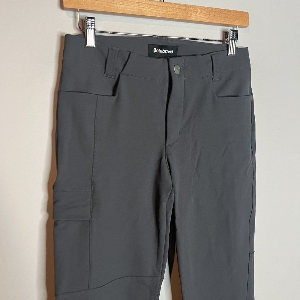 Betabrand thick grey dress pants - Picture 2 of 5